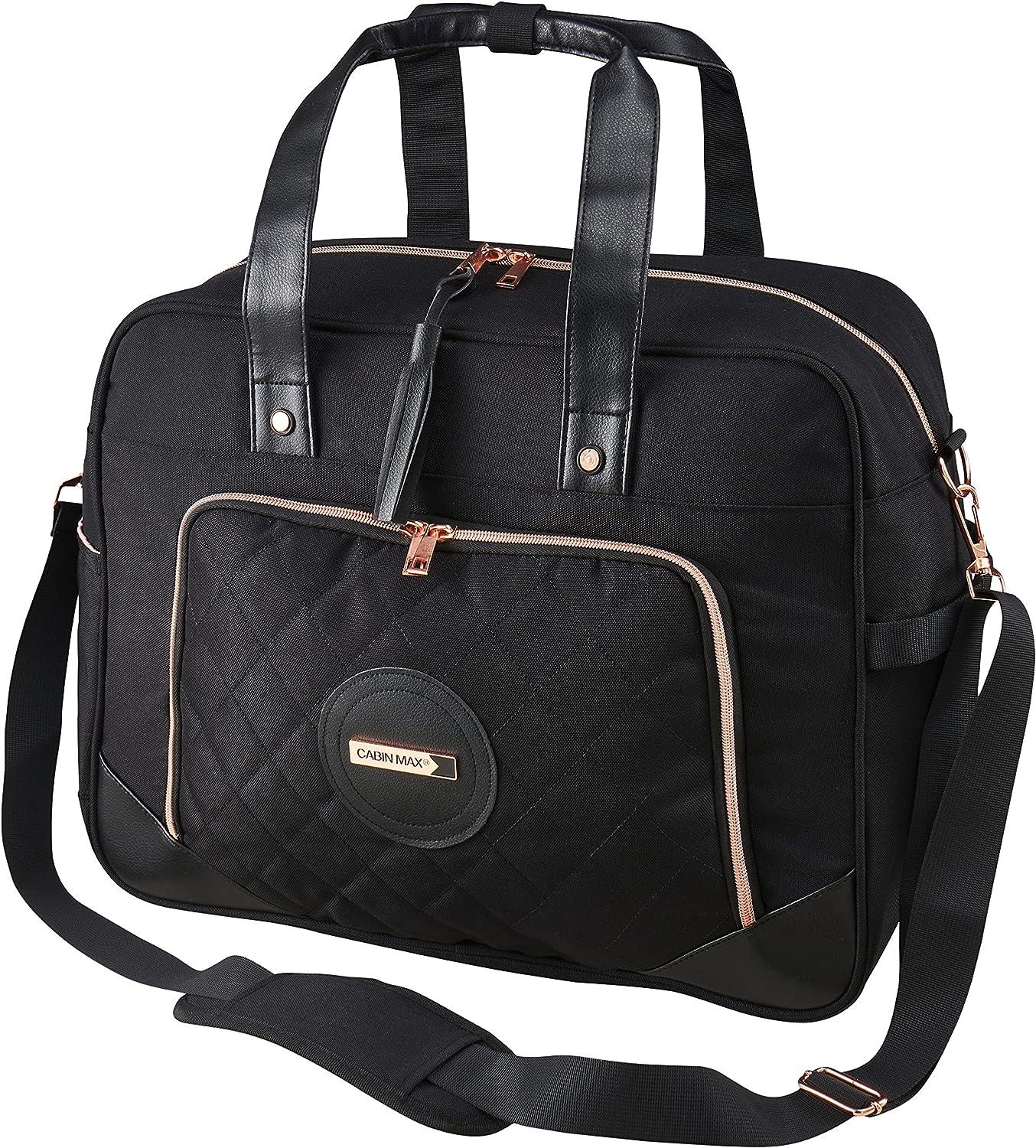Carry On Set with the Seville Suitcase and 30L Vela holdall - Black - Image 10