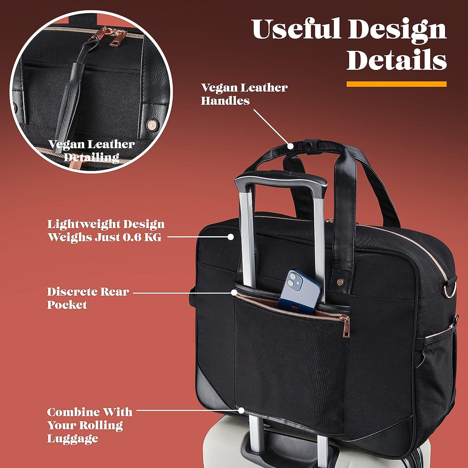 Carry On Set with the Seville Suitcase and 30L Vela holdall - Black - Image 6