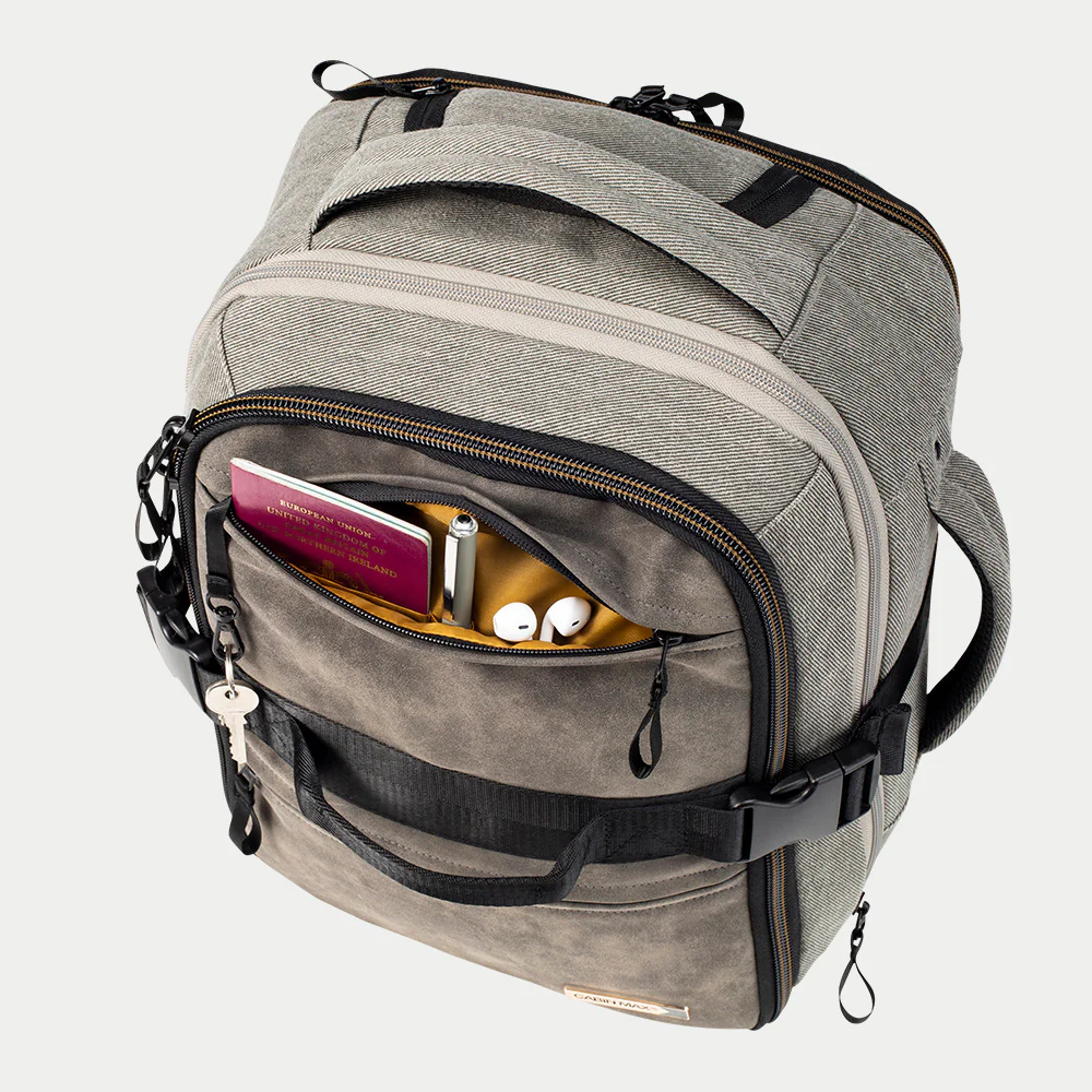 Evos Expandable Hybrid Travel Bag / Trolley - 40x30x20 > 40x30x15 cm - Image 11