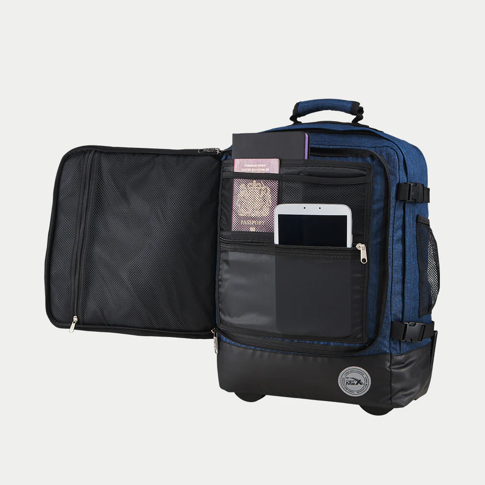 Greenwich 30L Hybrid Carry On Backpack with Trolley - 45x36x20 cm - Image 13